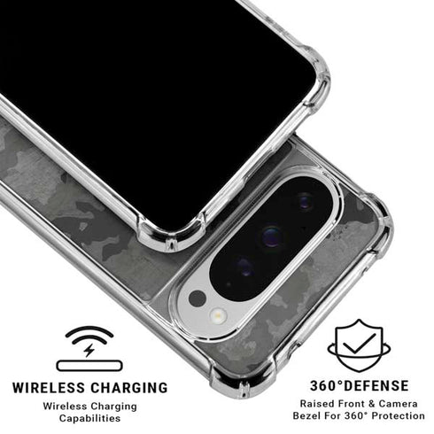 Digital Camo Google Pixel 10 Pro XL Clear Case